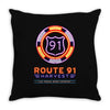 ROUTE 91 Throw Pillow
