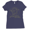 yoda funny slogan retro movie Ladies Fitted T-Shirt