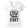Maybe I Was Too Late To Be His First But Right Now I'm Happy To Be His Women's V-Neck T-Shirt