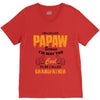 I'm Called Papaw Because I'm Way Too Cool To Be Called Grandfather V-Neck Tee
