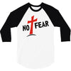 no fear 3/4 Sleeve Shirt