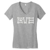 love dogs Women's V-Neck T-Shirt