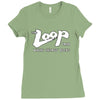 the loop where Chicago rocks 97.9 fm 98 fm radio station Ladies Fitted T-Shirt