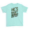 zombie right behind Youth Tee