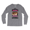 Never Underestimate A Man Who Watches Friends And Was Born in December Long Sleeve Shirts