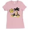 bummer summer Ladies Fitted T-Shirt