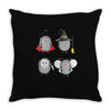 halloween hedgehogs Throw Pillow
