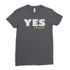 yes i know Ladies Fitted T-Shirt