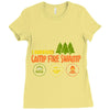 camp fire swamp Ladies Fitted T-Shirt
