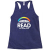 read you dumb fuck Racerback Tank