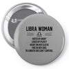 Libra Woman Pin-back button