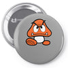 goomba super mario bros Pin-back button