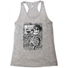 boombox skull Racerback Tank