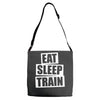 v5 eat sleep train Adjustable Strap Totes