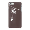 uh 1 huey air attack helicopter vinyl decal fire fighting cdf usfs iPhone 7 Case