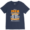 all men are created equal but only the best are born in november V-Neck Tee