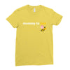 Mom to Bee Baby Girl Ladies Fitted T-Shirt