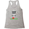 disc golf frisbee leaning on target basket innova Racerback Tank