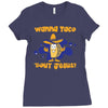 wanna taco 'bout jesus Ladies Fitted T-Shirt