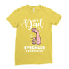My Dad is Stronger Than Yours Ladies Fitted T-Shirt