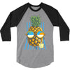 pineapple sunbathe 3/4 Sleeve Shirt