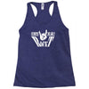 dieser opa rockt  fun Racerback Tank