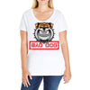 bad dog 2 Ladies Curvy T-Shirt