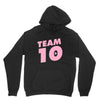 team 10 light pink Unisex Hoodie