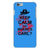 keep calm and where's carl tshirt the walking zombie tee apocalypes fu iPhone 6/6s Plus Case