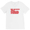 beard jus started V-Neck Tee