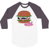 monster burger 3/4 Sleeve Shirt