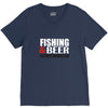 fishing and beer V-Neck Tee