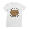 life is all mashed up Ladies Fitted T-Shirt