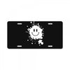 mud splatter smiley face smile forrest gump movie License Plate