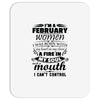 I Am A February Women Mousepad