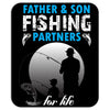 Father And Son Fishing Partners For Life Mousepad