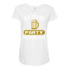 bachelor party drinking team wedding groomsmen bridal funny Maternity Scoop Neck T-shirt