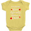 wishing you lovely mother's day Baby Onesie