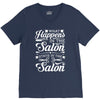 what happens in the salon V-Neck Tee