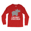 chubby unicorn rhino Long Sleeve Shirts