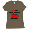 from my head tomatoes Ladies Fitted T-Shirt