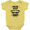 for free candy Baby Bodysuit