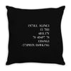 intelligence is the ability to adapt to change Throw Pillow