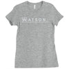 watson md   detective sherlock holmes house doctor tv show logo gift t Ladies Fitted T-Shirt