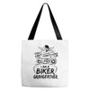 You Cant Scare Me I am Biker Grandfather Tote Bags