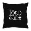 Lord of the Grill Throw Pillow