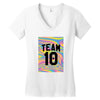 Holographic Team 10 Women's V-Neck T-Shirt