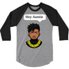 Killmonger Hey Auntie 3/4 Sleeve Shirt
