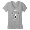 ich laufe Women's V-Neck T-Shirt