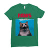 Jaws Parody Paws Ladies Fitted T-Shirt